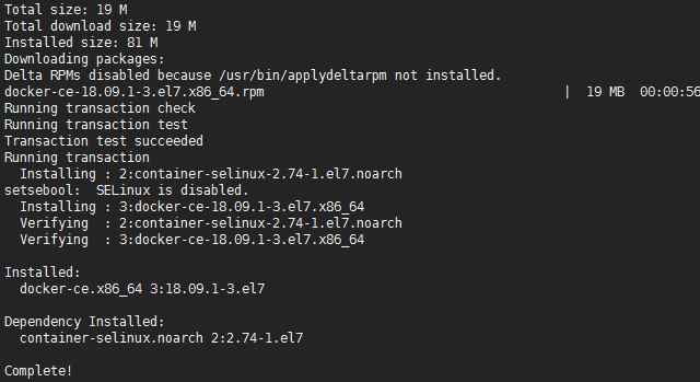 Linux CentOS使用yum安装Docker 