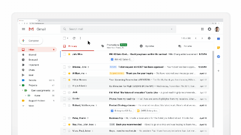 Gmail 动态邮件 7 月 GA，默认开放给所有域