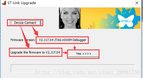 st link 连接问题ST LINK is not in the DFU mode plesse restart it 