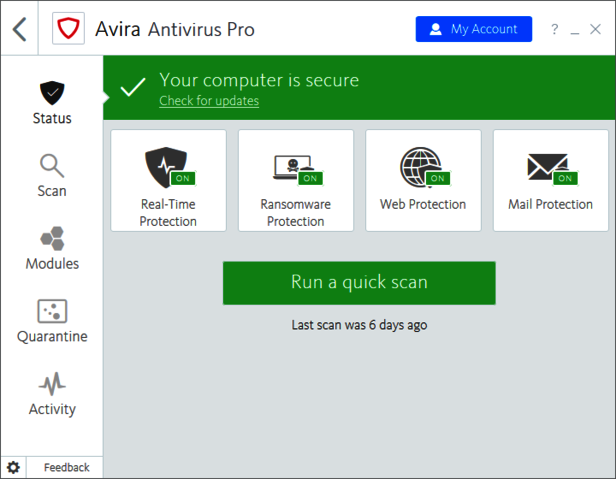 Avira Antivirus Pro