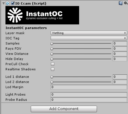 Unity3D之InstantOC（遮挡剔除） 