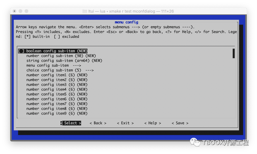 LTUI v2.4 发布, 一个基于lua的跨平台字符终端UI界面库 