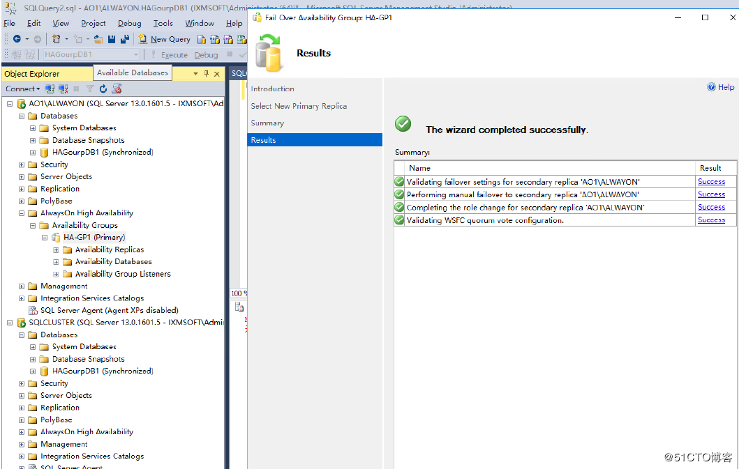 Failover + ALwaysOn