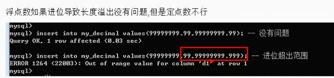 MySQL之字段数据类型和列属性 