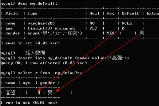 MySQL之字段数据类型和列属性 