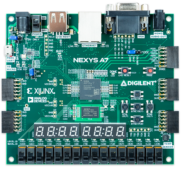 1 开发板正面图