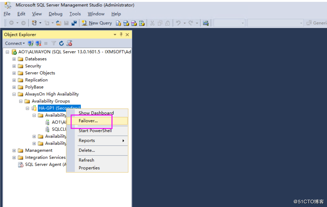 Failover + ALwaysOn