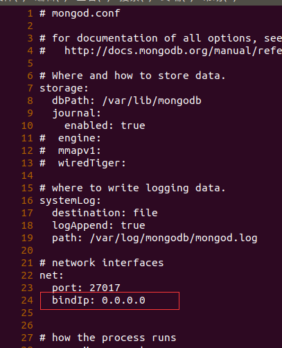 ubuntu18.04 安装mongodb 数据库 