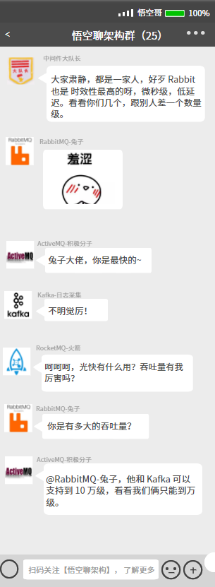 如果把四个消息队列都拉到一个群里,他们会聊些什么? 如果把四个消息队列都拉到一个群里,他们会聊些什么?
