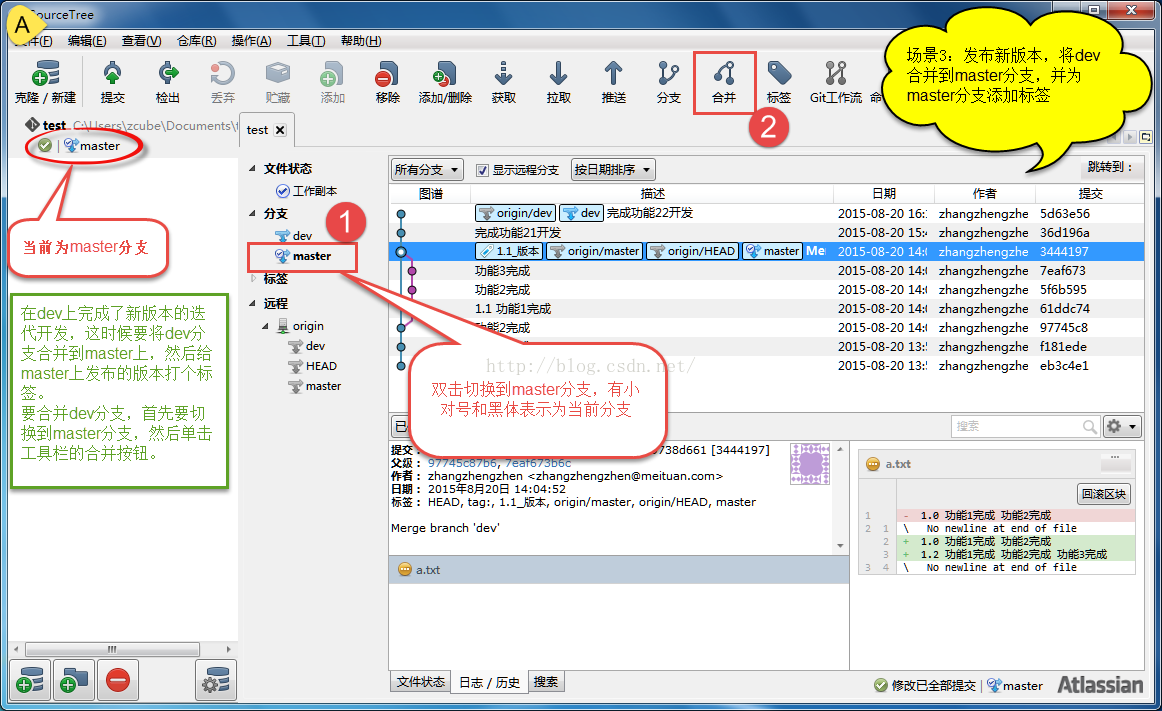 SourceTree使用图解