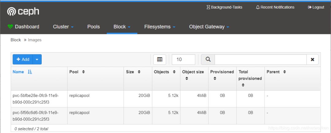 Kubernetes部署rook+ceph存储系统 