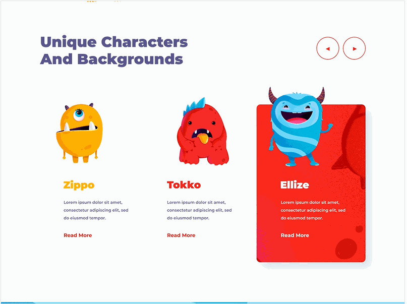 Web design inspiration - Monsters.gif