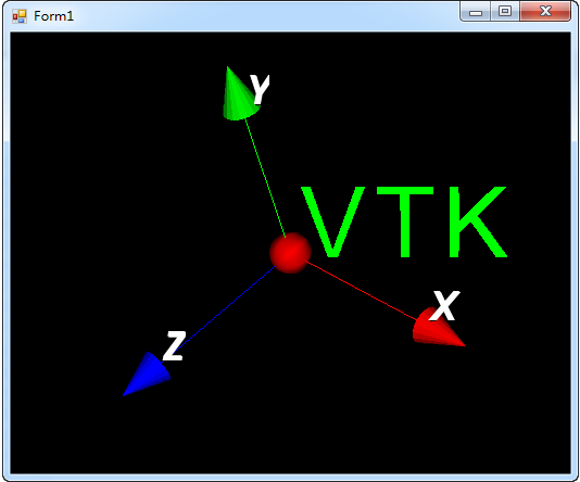 ActiViz（VTK的C#库）学习使用心得之九：三维坐标轴的实现 