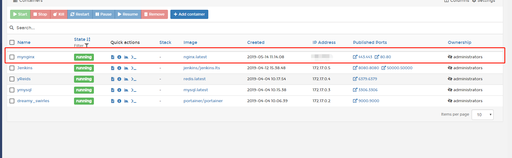 Docker的UI助手Portainer,可视化操作使docker管理变的更加容易 