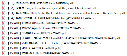 Flink2020峰会PDF,快手数据治理相关PDF及有赞大数据技术沙龙PDF 