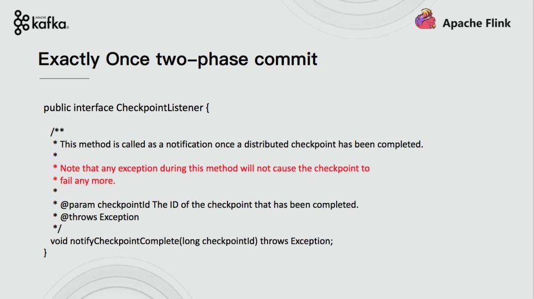 Apache Flink结合Apache Kafka实现端到端的一致性语义 