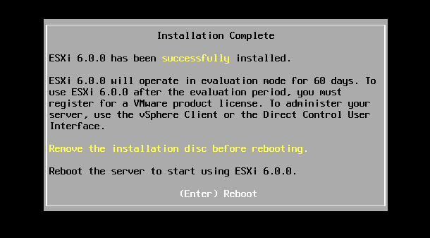 vmware esxi 6.0安装 