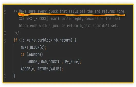 Python 函数为什么会默认返回 None？ 
