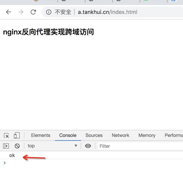 通过nginx反向代理实现跨域访问