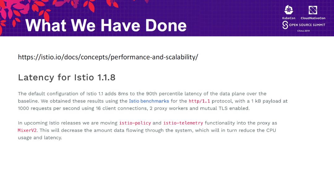 Istio的性能实测@KubeCon 2019 Day2 