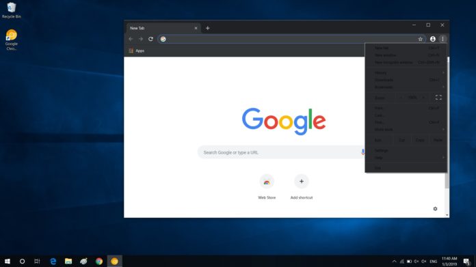 简单几步在 Windows 10 上尝鲜 Chrome 的黑暗模式