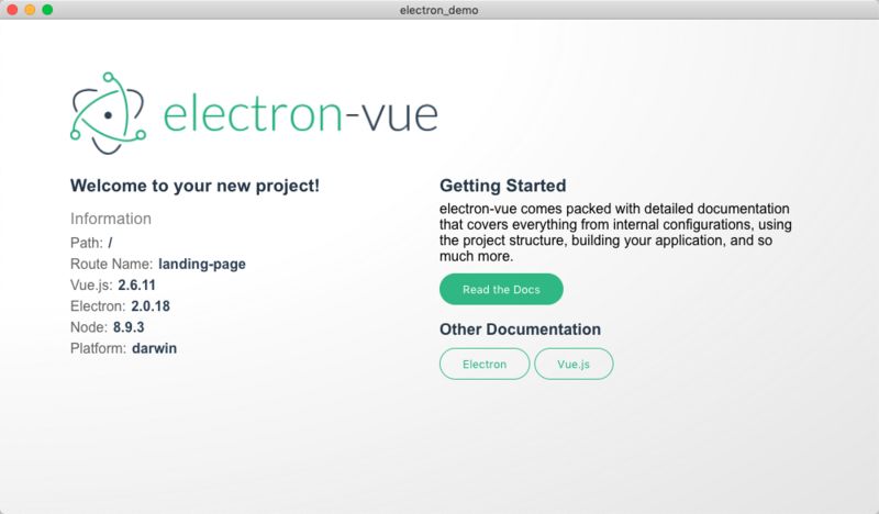 Vue+Electron开发跨平台桌面应用 
