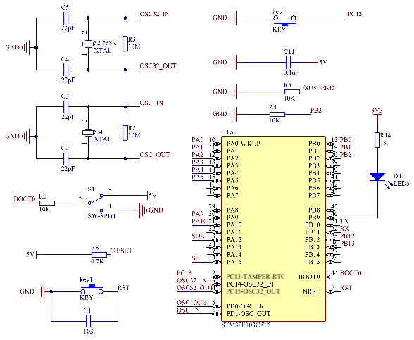 stm32系统电路