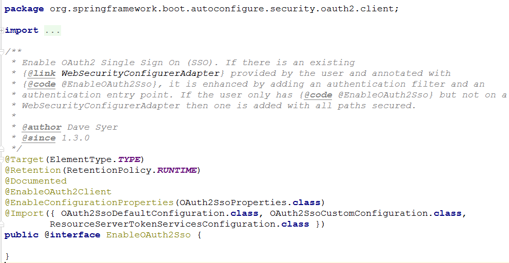 Spring Security OAuth2 SSO 