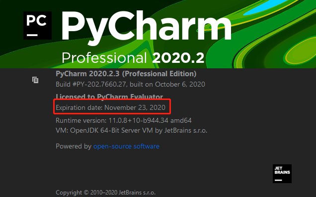 PyCharm 2020.2.3 Professional 解锁专业版！ 