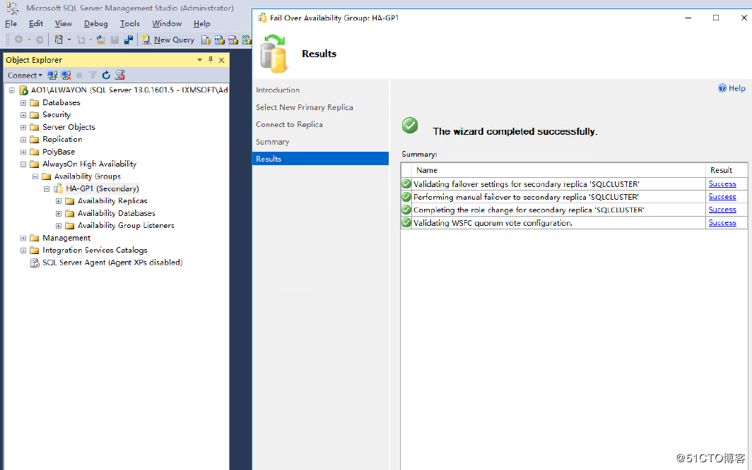 Failover + ALwaysOn