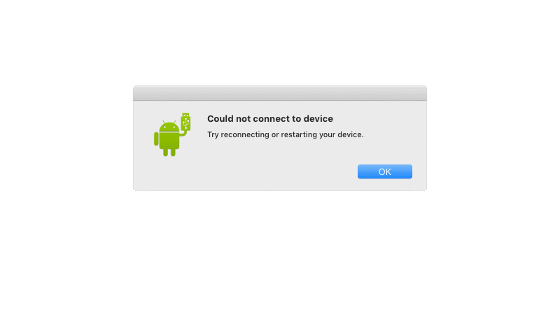 Android文件传输无法正常工作