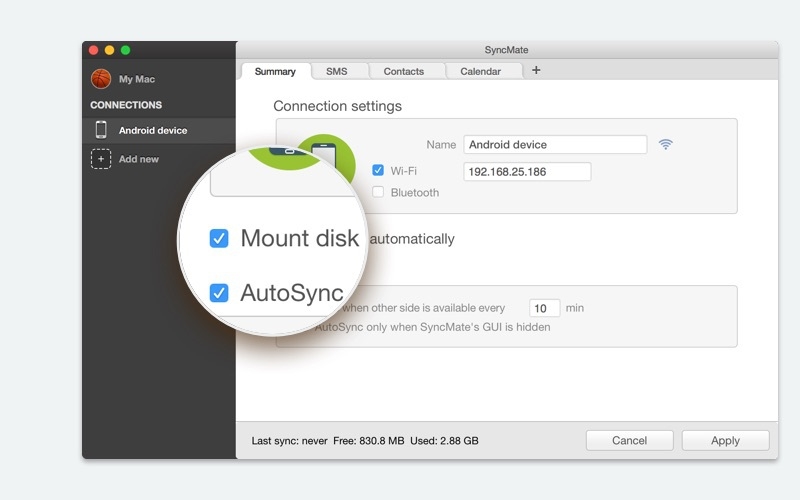 将 Android 设备挂载为 Mac 磁盘