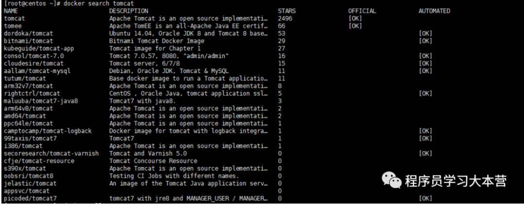 Docker实例，Nginx，Mysql,Tomcat,Redis的安装。 