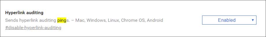 新版 Chrome 等主流浏览器将不再允许关闭点击跟踪