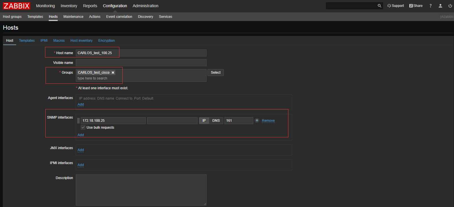 03 Zabbix4.0添加cisco交换机基本监控步骤 