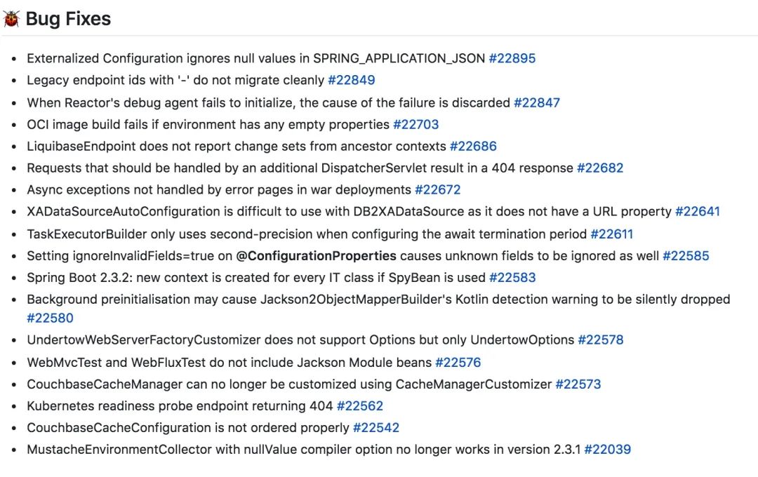 Spring Boot 2.3.3 稳定版发布！修复了这18个Bug！！ 