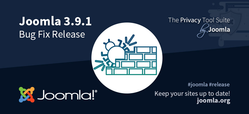 Joomla 3.9.1 发布，免费建站系统