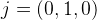j=(0,1,0)