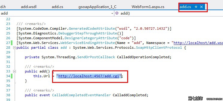 C#访问gsoap的服务