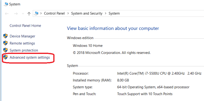 Set Windows Environment Variables