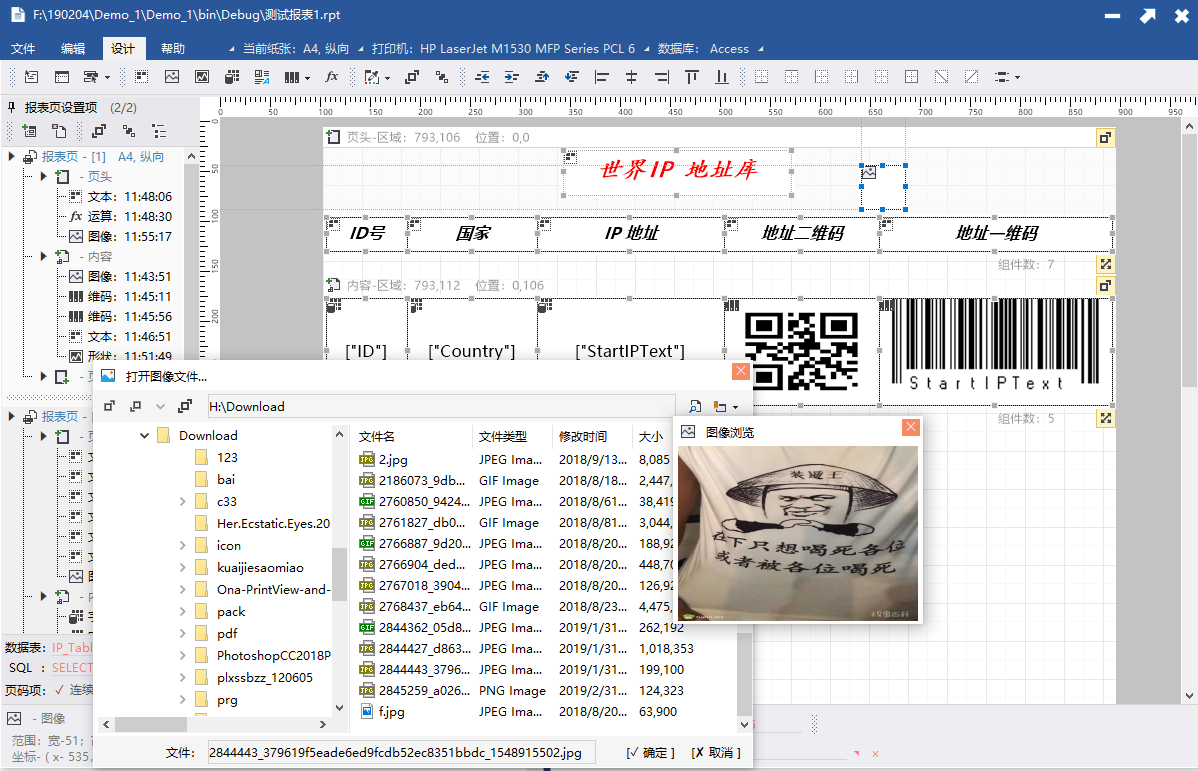 C# 自制报表组件 EzReportBuild 2.5 