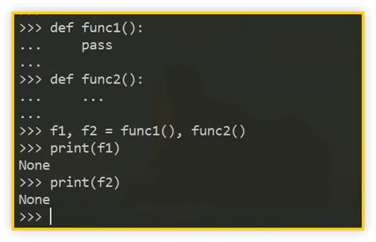 Python 函数为什么会默认返回 None？ 
