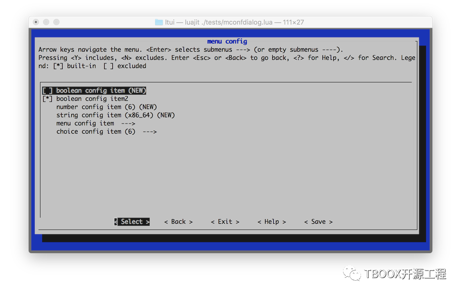 LTUI v2.2 发布, 一个基于lua的跨平台字符终端UI界面库 