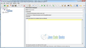 JMeter的-BeanShell的sampler1