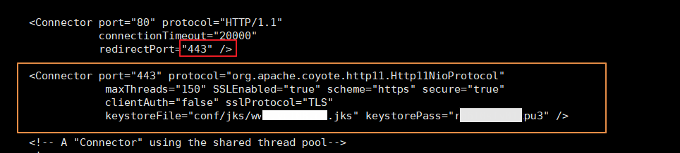 Tomcat 服务配置https(JKS格式SSL证书) 