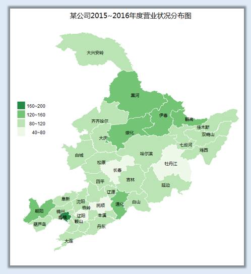 R语言可视化——数据地图应用（东三省） 