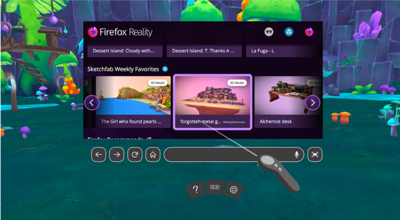 Mozilla 发布 VR 浏览器 Firefox Reality，探索沉浸式网络