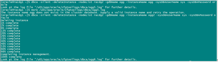 oracle 11g rac for linux delete node (11G RAC 节点删除步骤正常+异常情况） 