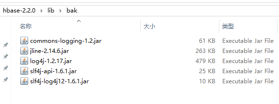 hbase新增的jar包