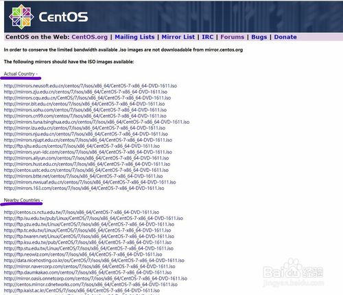 从CentOS官网下载系统镜像详细教程